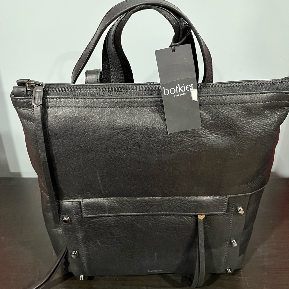 Botkier Noho Leather Backpack Black - Picture 4 of 10